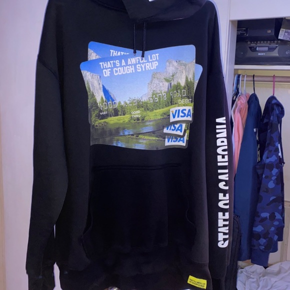 Rare Awful Lot of Cough Syrup Hoodie - Picture 2 of 4